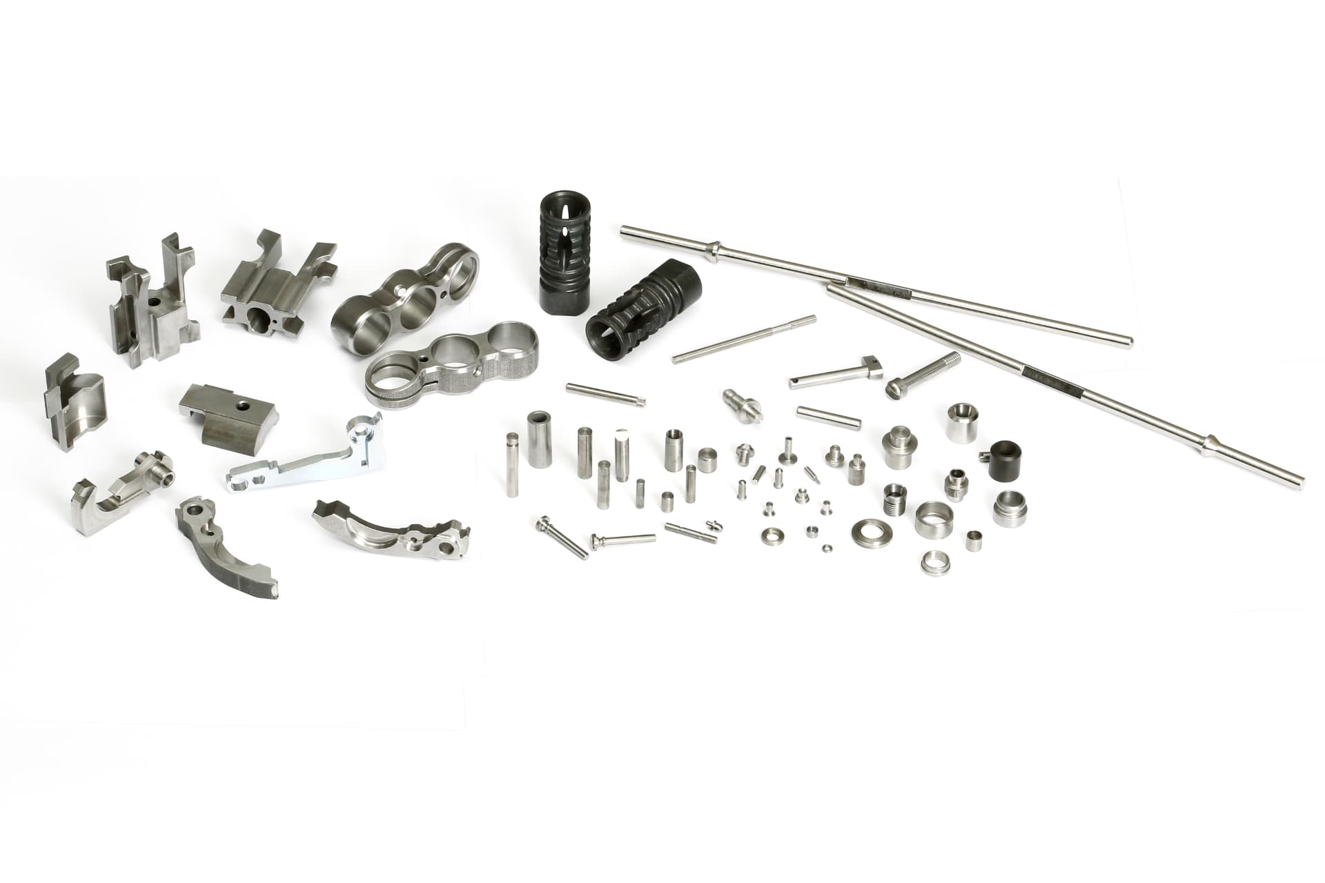 Small and medium precision machined components and brackets up to 400 mm produced by HEPTEKNIK