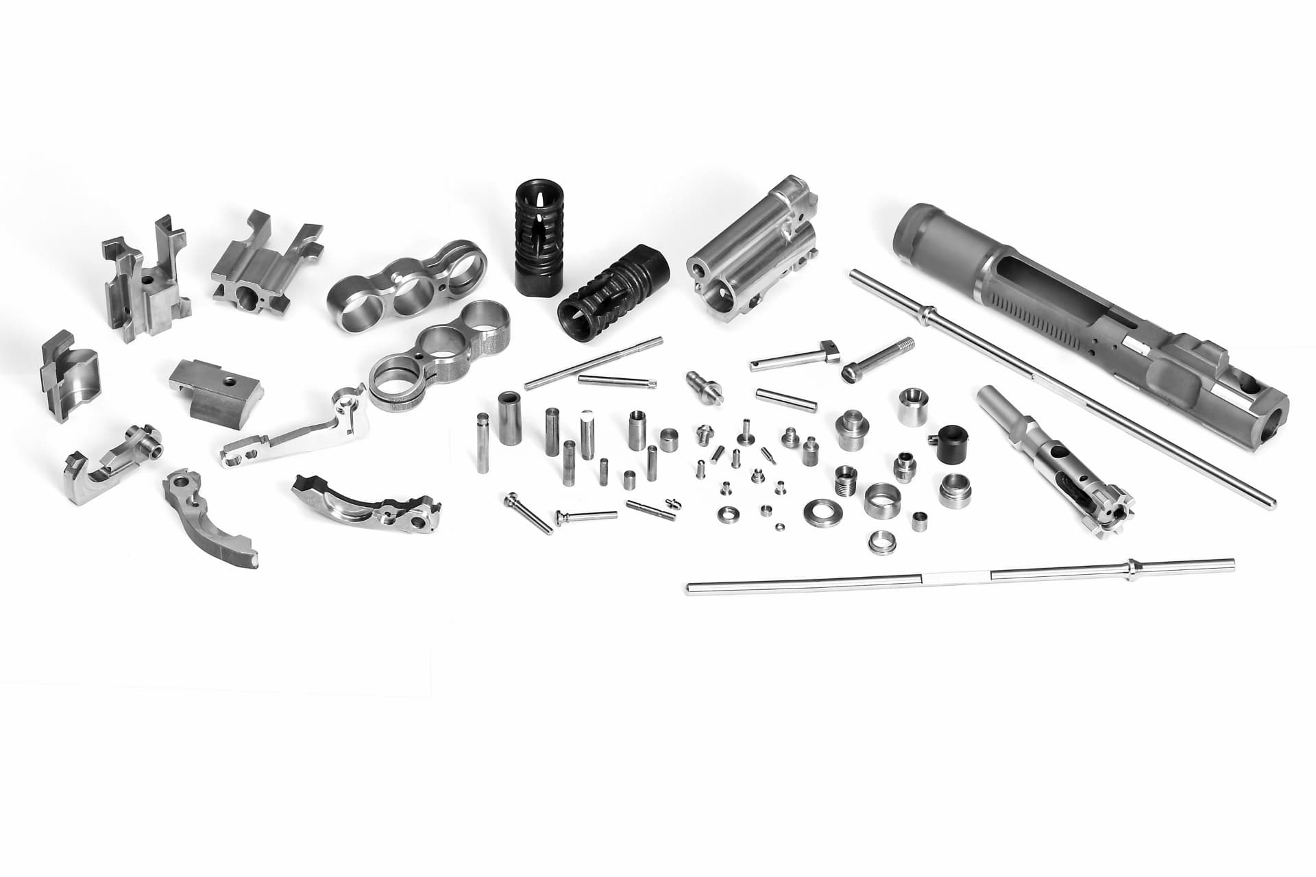 Small precision machined components and pins manufactured by HEPTEKNIK
